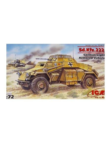 Sd.Kfz.222 German WW2 Light Armored Vehicle