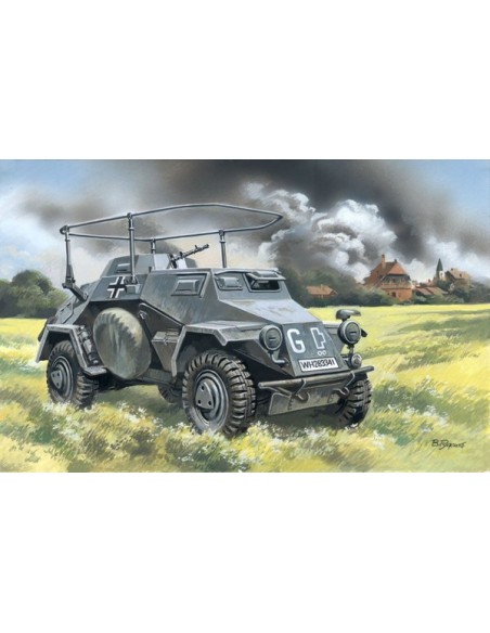 Sd.Kfz.223 WWII German radio communication vehicle