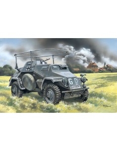 Sd.Kfz.223 WWII German radio communication vehicle LEER...