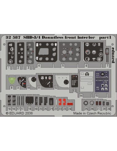 SBD-3/4/A-24A Dauntless Aircraft EXTRAS LEER...