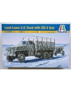 Lend-Lease U.S. truck with ZIS 3 Gun