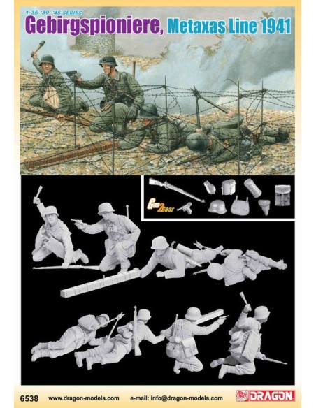 Gebirgspioniere, Metaxas Line 1941 (4 Figures Set)