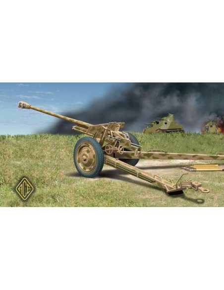 Soviet F-22 76mm Field Gun/ German Pak.36(r)