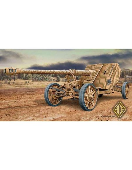 German anti-tank gun 88mm Panzerabwehrkanone Pak.43 LEER DESCRIPCION