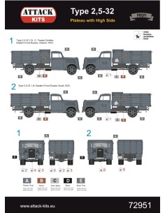 Opel Blitz (Type 2,5-32) - Plateau High Sidewalls (Profi... 2