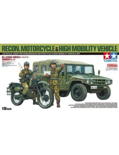JGSDF Reconnaissance Motorcycle & High Mobility Vehicle Set