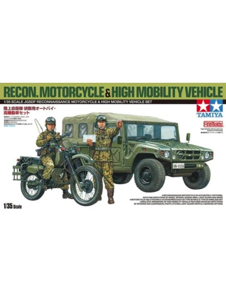 JGSDF Reconnaissance Motorcycle & High Mobility Vehicle Set