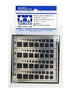 PLANTILLA FOTOGRABADO CUADRADA, 1-10 MM