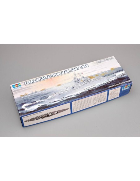 French Battleship Jean Bart 1950