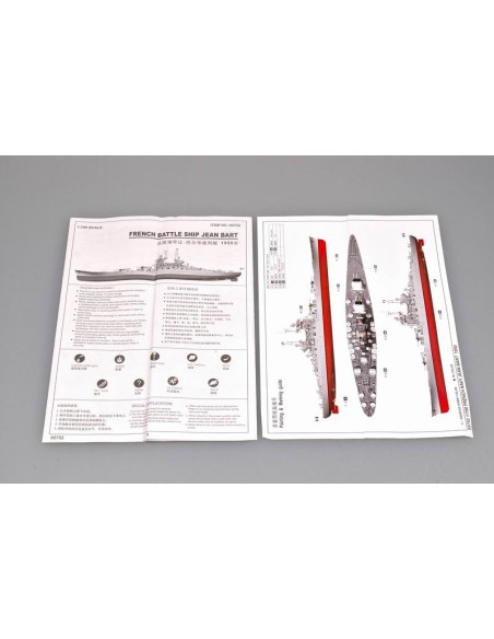 French Battleship Jean Bart 1950