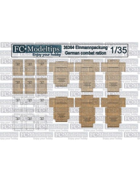 EPa German combat ration 1/35