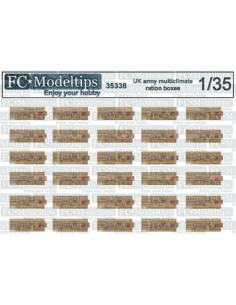 Modern english ration boxes Multiclimate 1/35