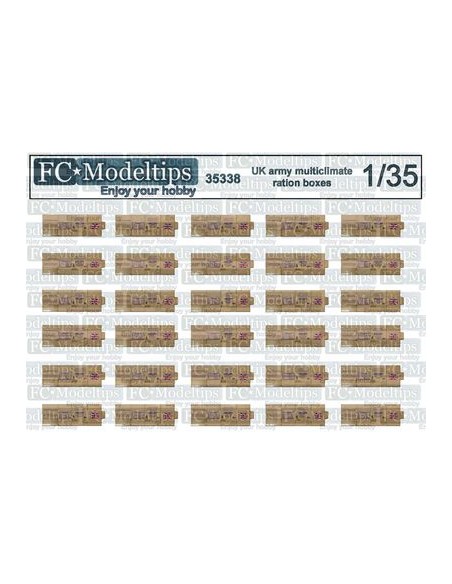 Modern english ration boxes Multiclimate 1/35