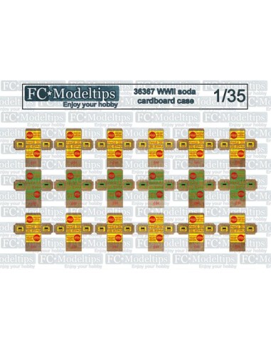 WWII soda cases 1/35