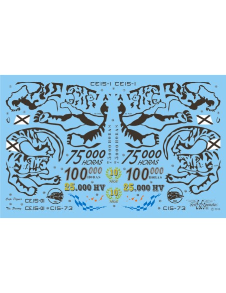 calcas EF-18 B/ EF18 A CONMEMORATIVOS ALA 15/46  1/32