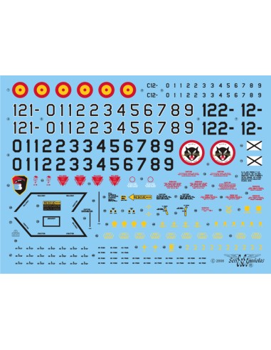 CALCAS F-4C Phantom II / Ala 12 / 121 y 122...