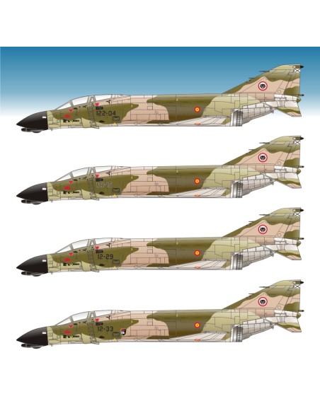 CALCAS F-4C Phantom II / Ala 12 / 121 y 122 Escuadrón 1/32