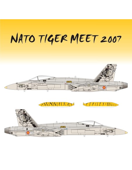 CALCAS NATO TIGER MEET 2007 / EF-18 A / Ala 15  1/32 LEER DESCRIPCION