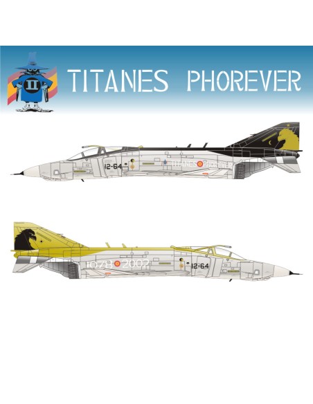 CALCAS RF-4C TITANES PHOREVER / ALA 12 / 123 Escuadrón1/32 LEER DESCRIPCION