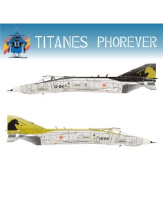 CALCAS RF-4C TITANES PHOREVER / ALA 12 / 123 Escuadrón1/32