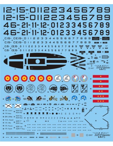 CALCAS F-18 A/B Hornet / ALAS 11 / 21 / 12 / 15...