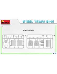 Steel Trash Bins 2