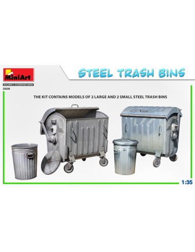 Steel Trash Bins
