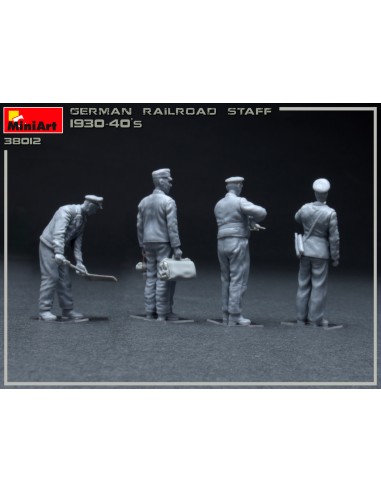 German Railroad Staff 1930-40s