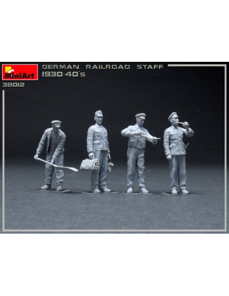 German Railroad Staff 1930-40s