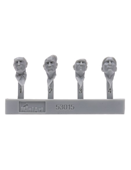 German WWII Panzer Crew - France 1944 (Resin Heads / 4 figures)