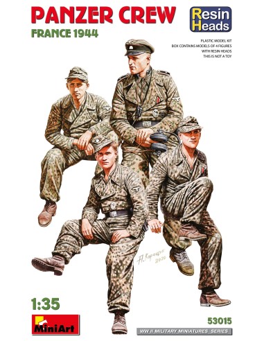 German WWII Panzer Crew - France 1944 (Resin...