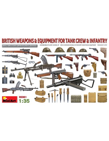 British Weapons & Equipment for Tank Crew &...