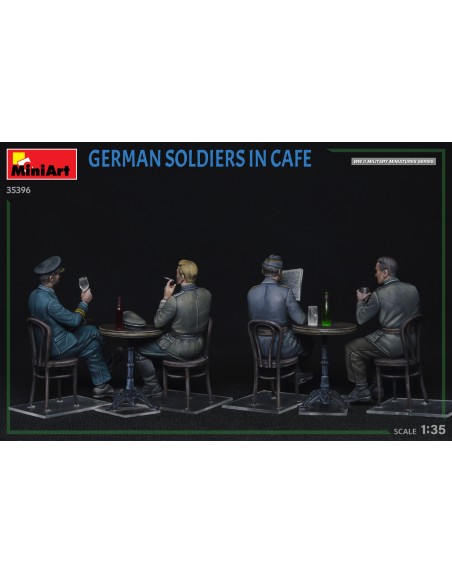 German Soldiers In Cafe