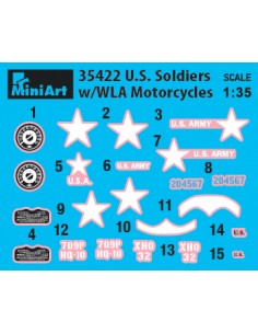 U.S. Soldiers With WLA Motorcycles 2