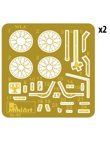U.S. Soldiers With WLA Motorcycles