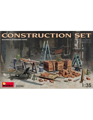 Construction Set Kit Ladders, Table, Buckets,...
