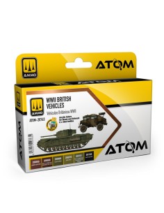 ATOM SET VEHÍCULOS BRITÁNICOS WWII