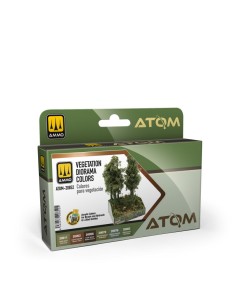 ATOM SET COLORES VEGETACIÓN PARA DIORAMA