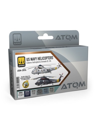 ATOM SET COLORES HELICÓPTEROS ARMADA EEUU