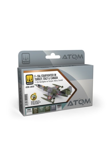 ATOM STARFIGHTER F-104 EN TURQUIA, ITALIA Y CANADA