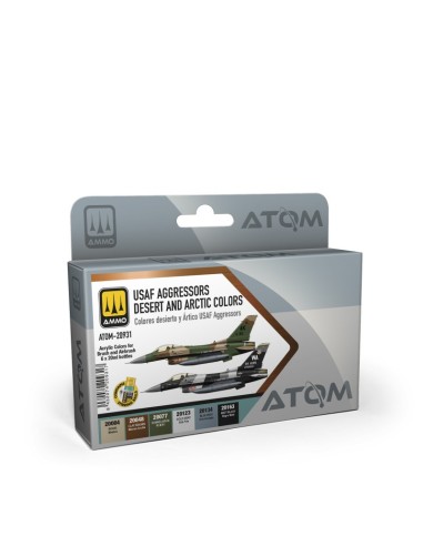 ATOM SERT COLORES DESIERTO Y ÁRTICO USAF AGRESSORS