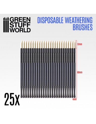 PINCELES WEATHERING DESECHABLES