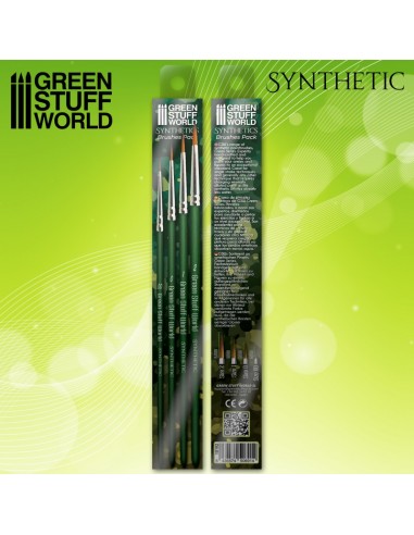 PINCELES SINTÉTICOS SERIE GREEN