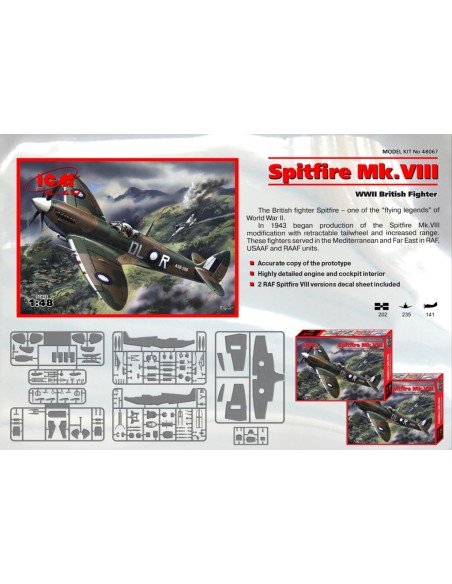 Spitfire Mk.VIII - WWII British Fighter