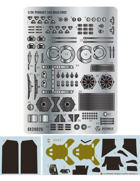 GRADE UP Peugeot 306 Maxi EVO2 '98 Monte Carlo Rally Class Winner