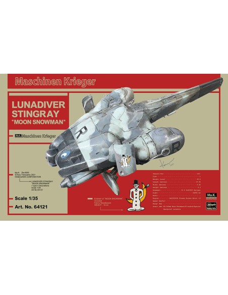 Lunadiver Stingray "Moon Snowman"