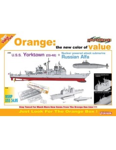 U.S.S. Yorktown CG-48 + Nuclear Powered Attack Submarine...