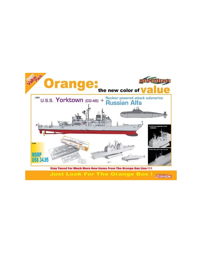 U.S.S. Yorktown CG-48 + Nuclear Powered Attack...