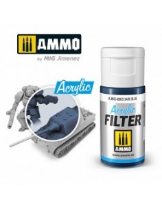 FILTRO ACRÍLICO AZUL OSCURO