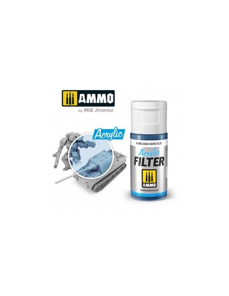 FILTRO ACRÍLICO AZUL MARINO